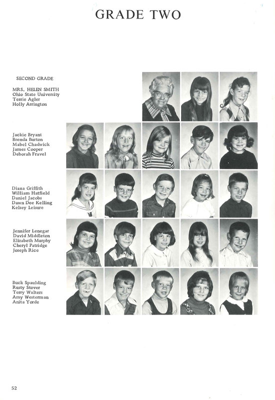 Big Walnut Elementary School. Galena, Harlem, Sunbury, Middle School. 1972-1973 (p. 54)