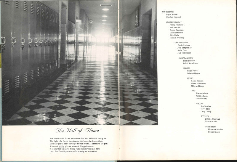 Big Walnut High School Yearbook. 1961: The Flame (p. 4)