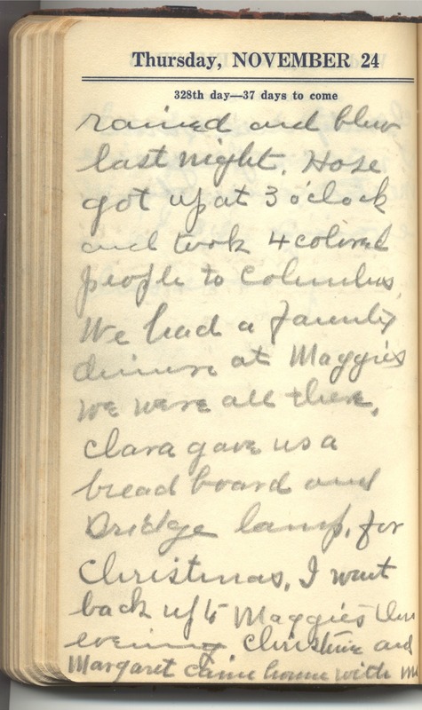 Roberta Hopkins' Diary 1927 (p. 334)