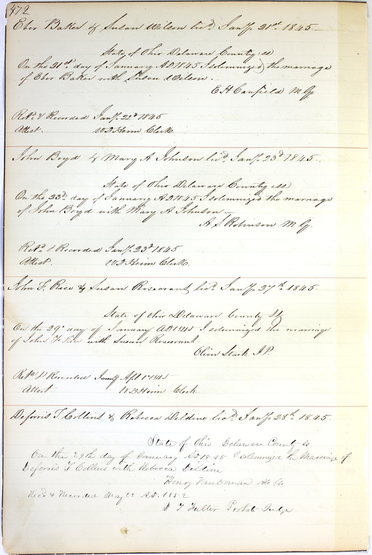 Marriage Records Vol.1 1835-1845 (p. 476)