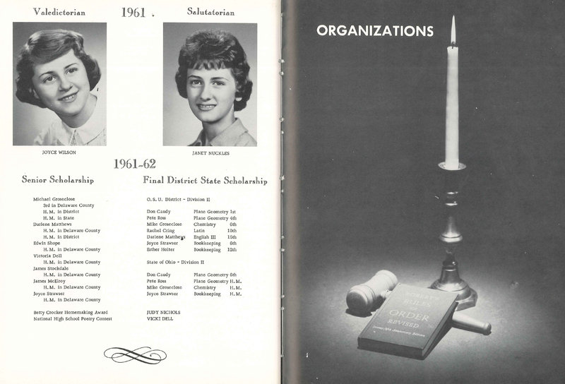 Big Walnut High School Yearbook. 1962: The Flame (30)