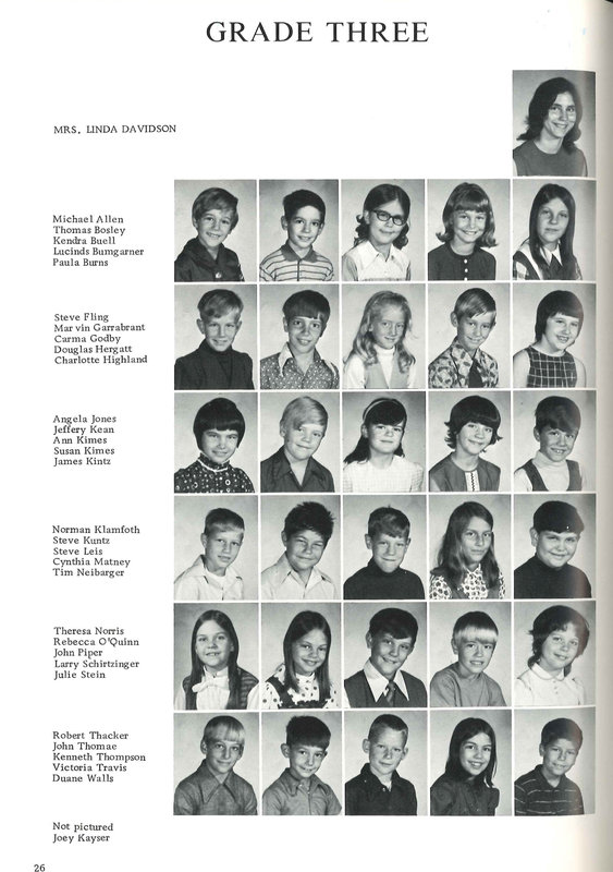 Big Walnut Elementary School. Galena, Harlem, Sunbury, Middle School. 1972-1973 (p. 28)