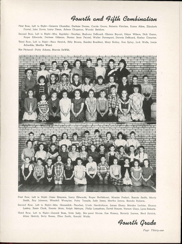 Big Walnut High School Yearbook. 1951: The Flame (36)