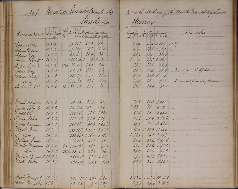 Delaware County Tax Duplicate 1827 (p. 72)