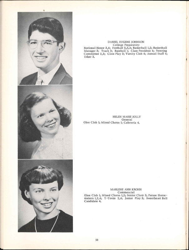 Big Walnut High School Yearbook. 1954: The Flame (p. 51)