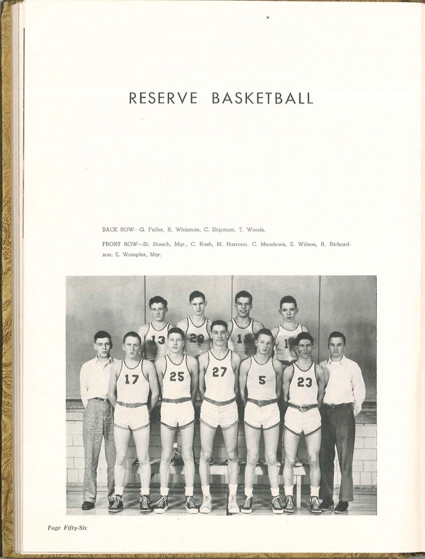 Big Walnut High School Yearbook. 1953: The Flame (p. 55)