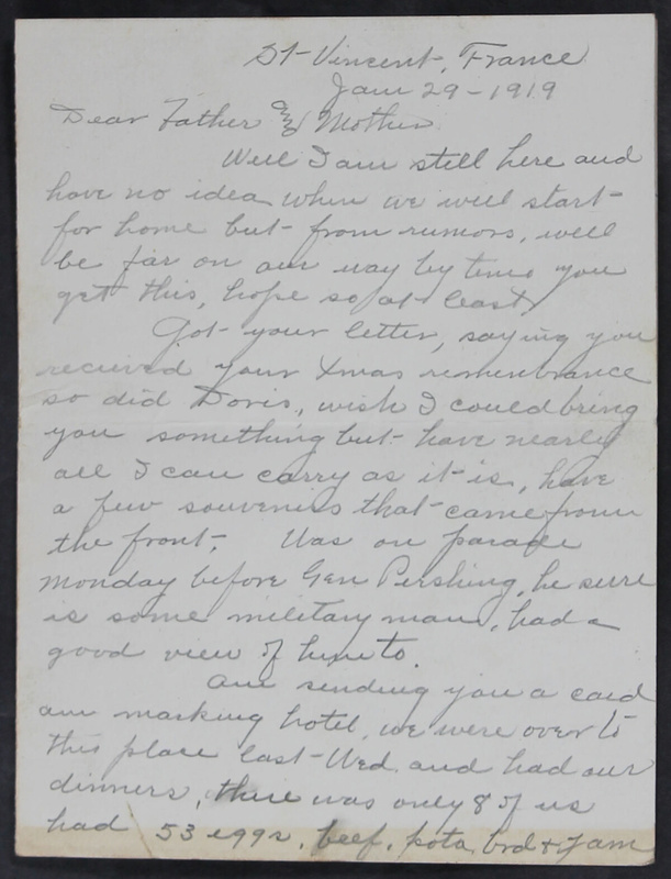 Charlie C. Bricker World War I Letters (p. 109)