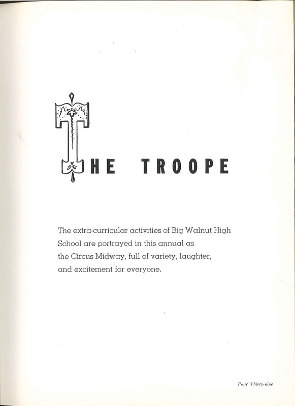 Big Walnut High School Yearbook. 1952: The Flame (p. 42)