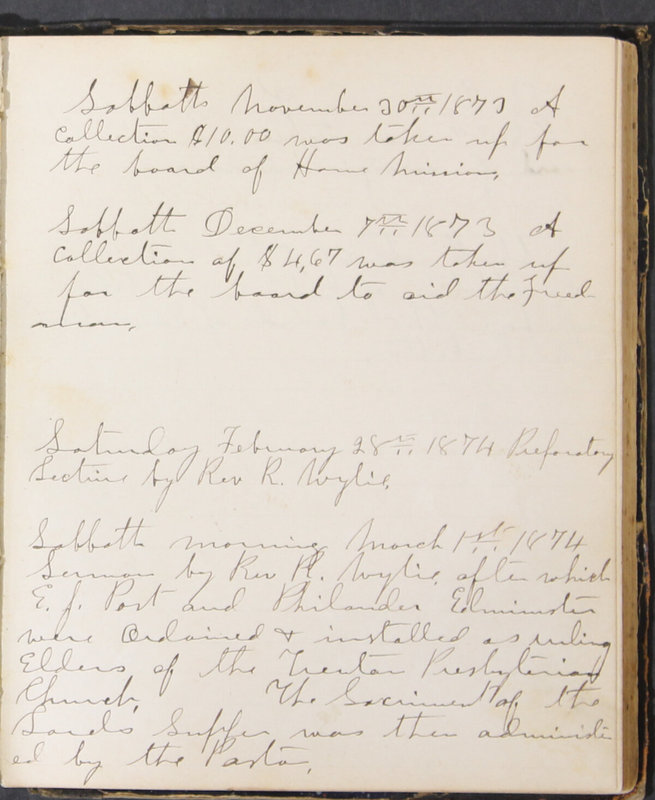 Sessional Records of the 1st Presbyterian Church of Trenton, Delaware Co., Ohio, 1831 (p. 117)