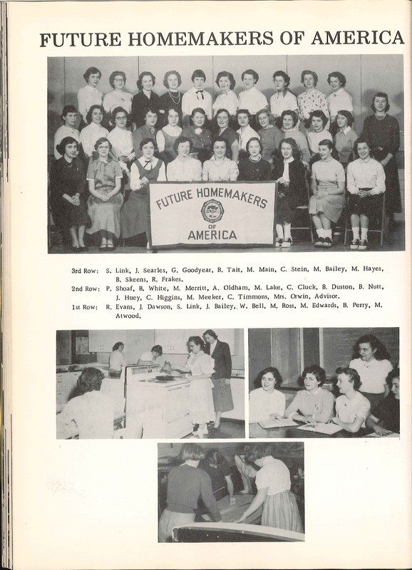 Big Walnut High School Yearbook. 1955: The Flame (p. 32)