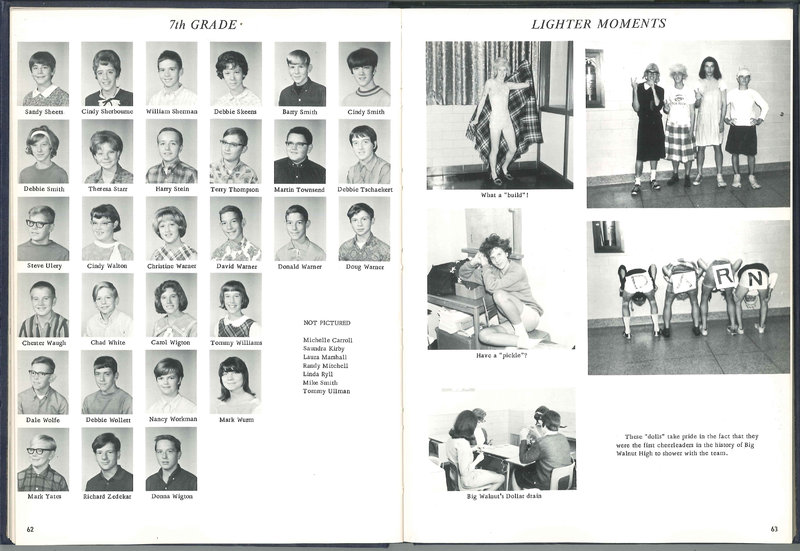 Big Walnut High School Yearbook. 1968: The Flame (p.34)