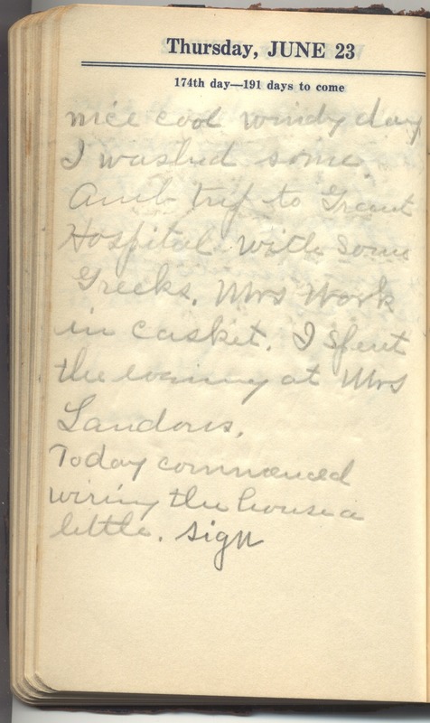 Roberta Hopkins' Diary 1927 (p. 180)