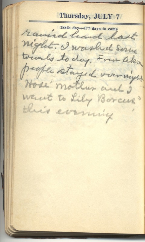 Roberta Hopkins' Diary 1927 (p. 194)