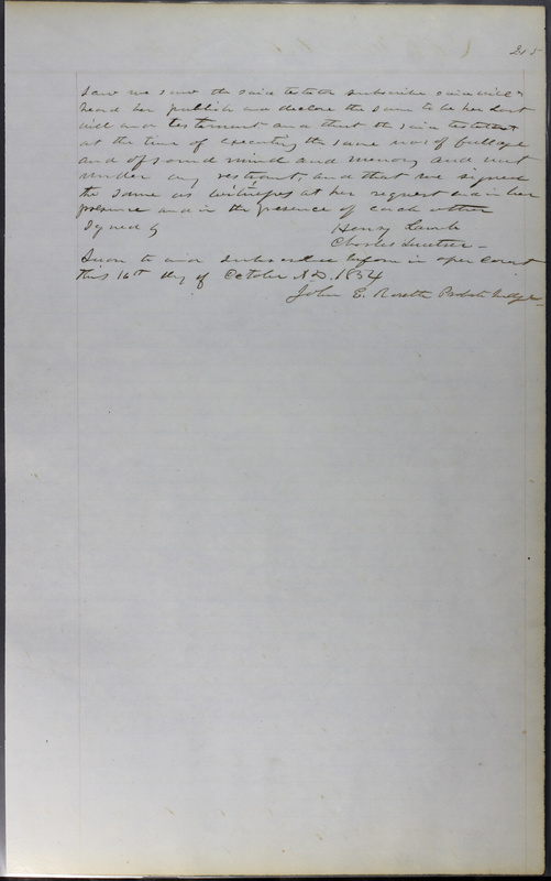 Delaware County Ohio Will Records Vol. 3 1850-1859 (p. 267)