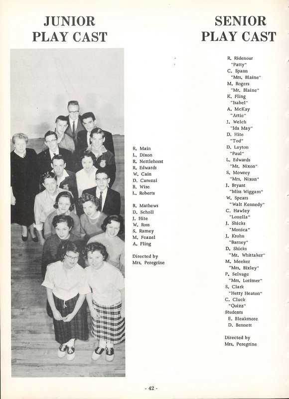 Big Walnut High School Yearbook. 1958: The Flame (45)