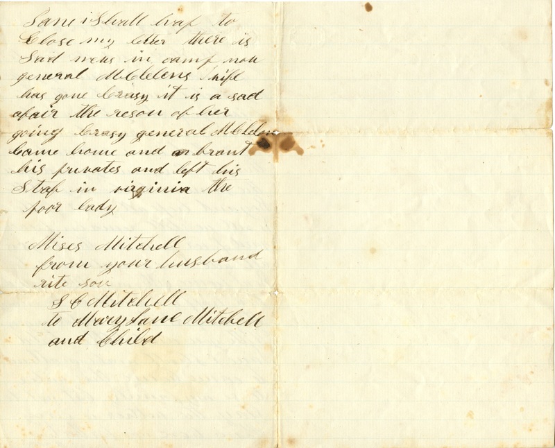 Mitchell Family Civil War Letters (p. 22)