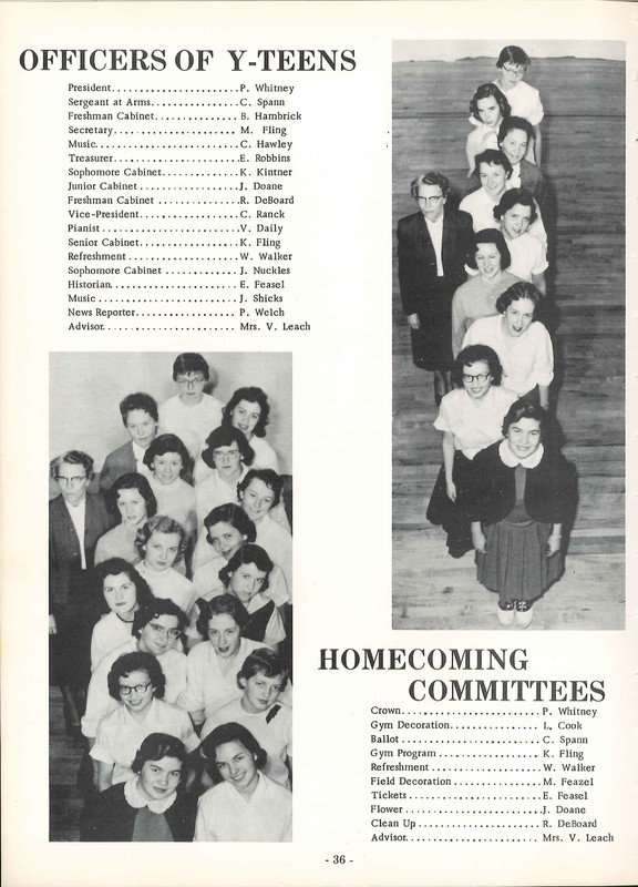 Big Walnut High School Yearbook. 1958: The Flame (39)