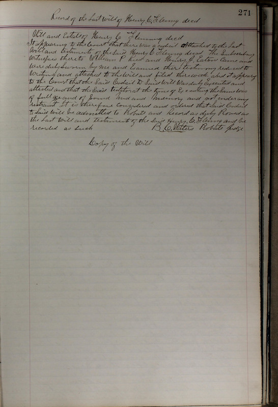 Delaware County Ohio Will Records Vol. 5 1869-1876 (p. 304)