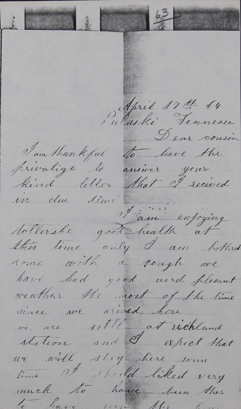 Haycook Civil War Letters 1861-1865 (p. 146)