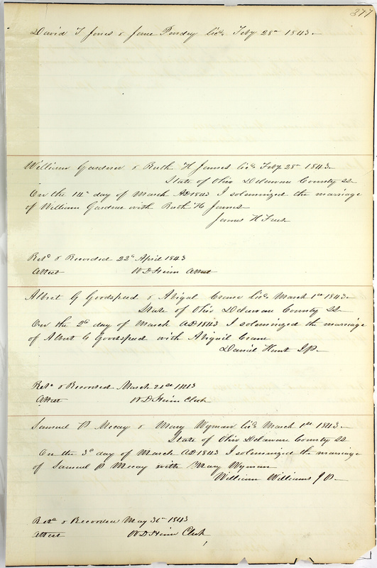 Marriage Records Vol.1 1835-1845 (p. 381)