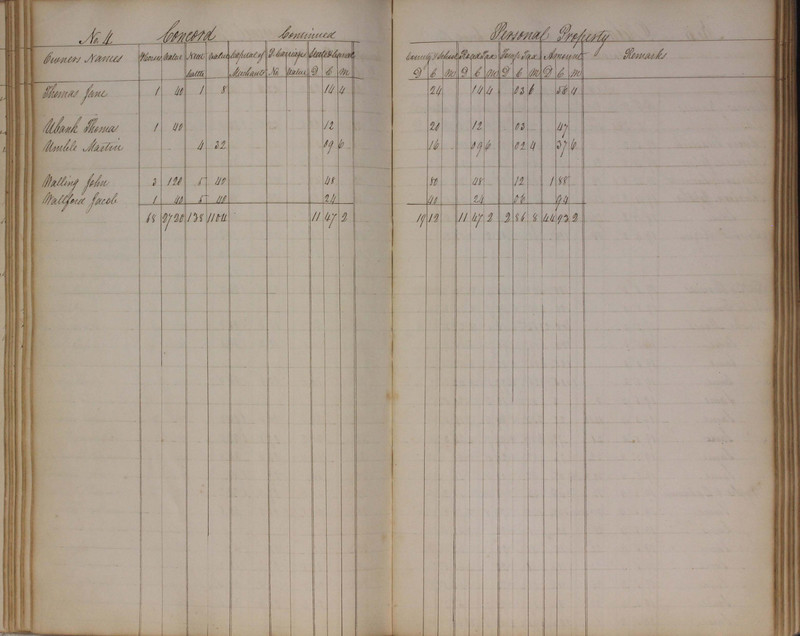 Delaware County Tax Duplicate 1827 (p. 48)