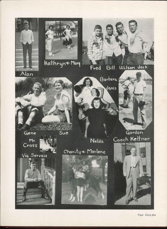 Big Walnut High School Yearbook. 1951: The Flame (70)