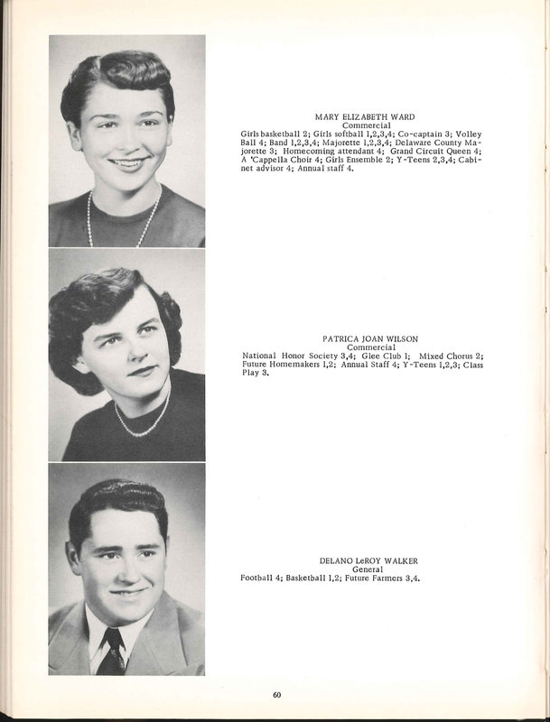 Big Walnut High School Yearbook. 1954: The Flame (p. 61)