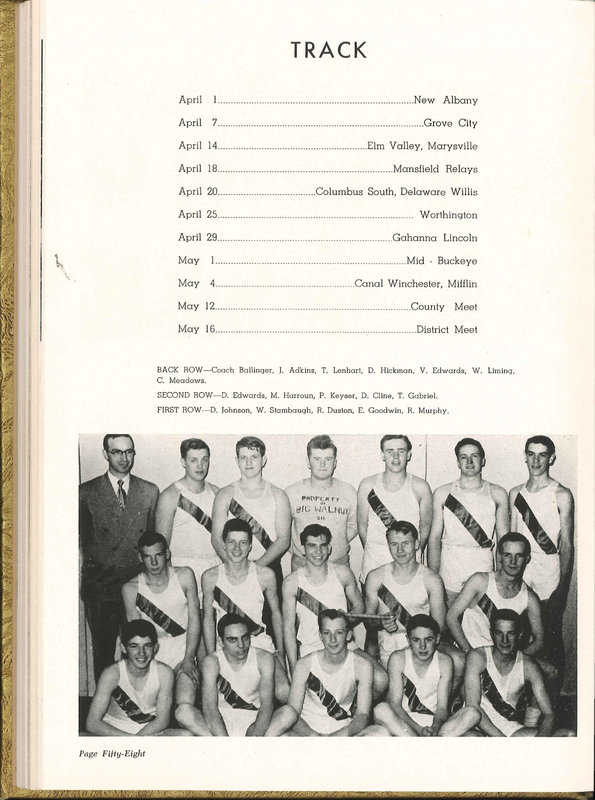 Big Walnut High School Yearbook. 1953: The Flame (p. 57)