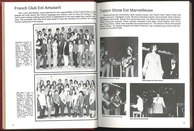 Big Walnut High School Yearbook. 1981: Eagle (p. 14)