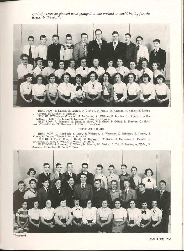 Big Walnut High School Yearbook. 1953: The Flame (p. 30)