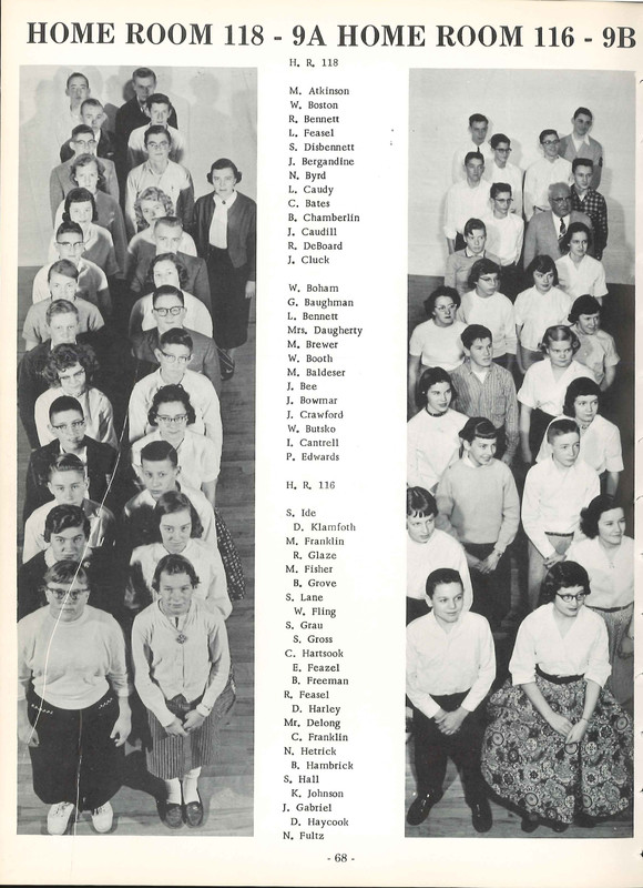 Big Walnut High School Yearbook. 1958: The Flame (71)