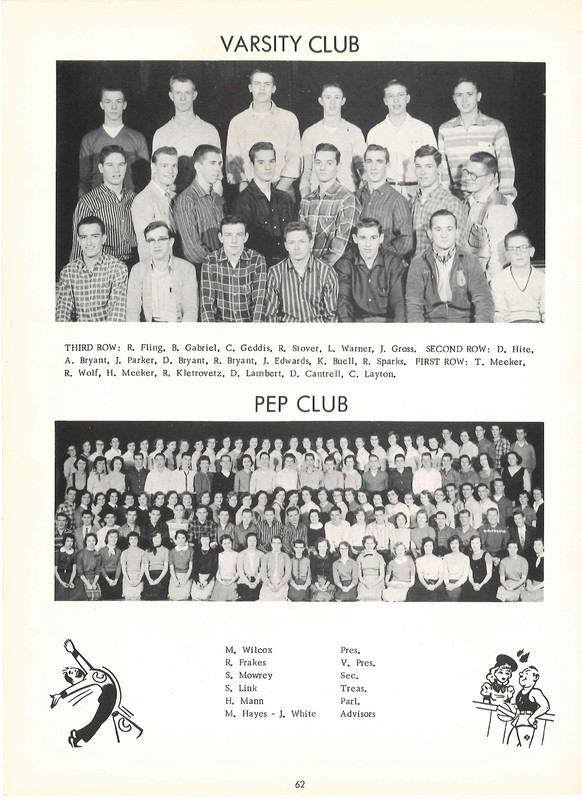 Big Walnut High School Yearbook. 1957: The Flame  (65)