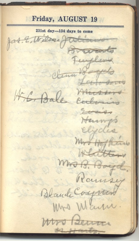 Roberta Hopkins' Diary 1927 (p. 241)