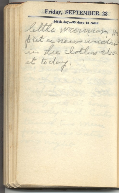 Roberta Hopkins' Diary 1927 (p. 272)