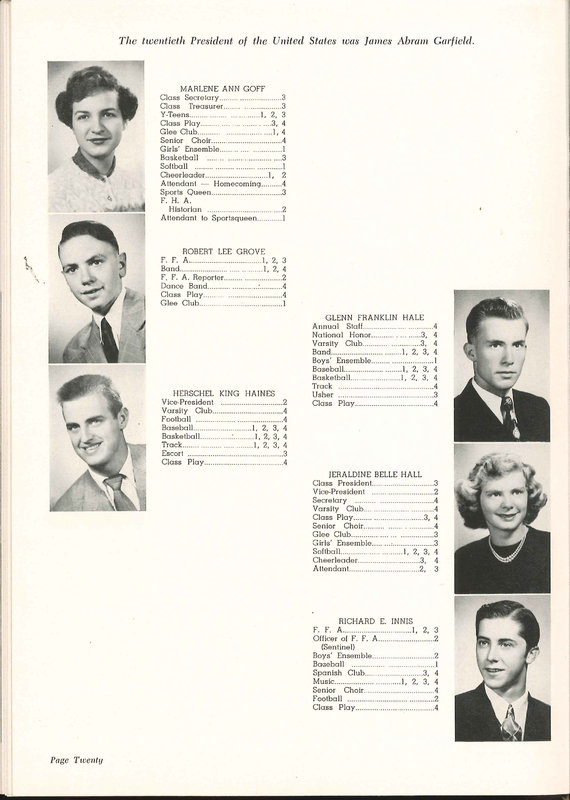 Big Walnut High School Yearbook. 1953: The Flame (p. 19)