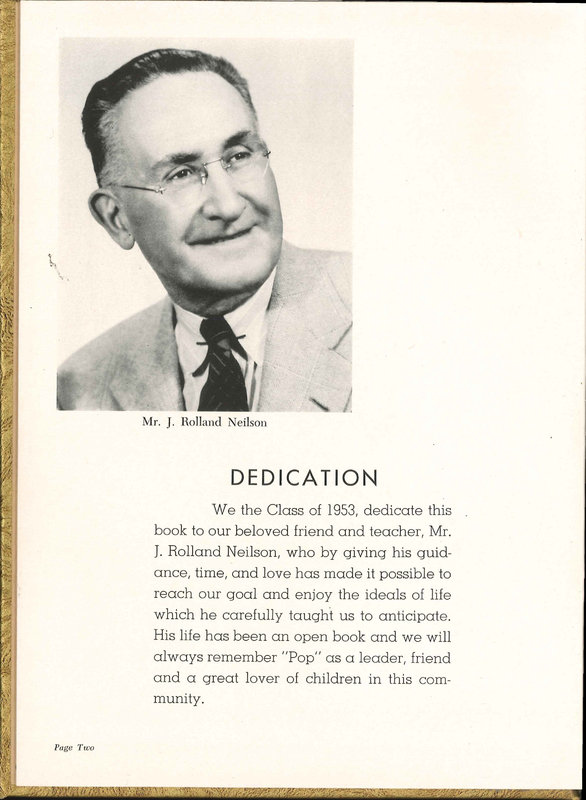 Big Walnut High School Yearbook. 1953: The Flame (p. 4)