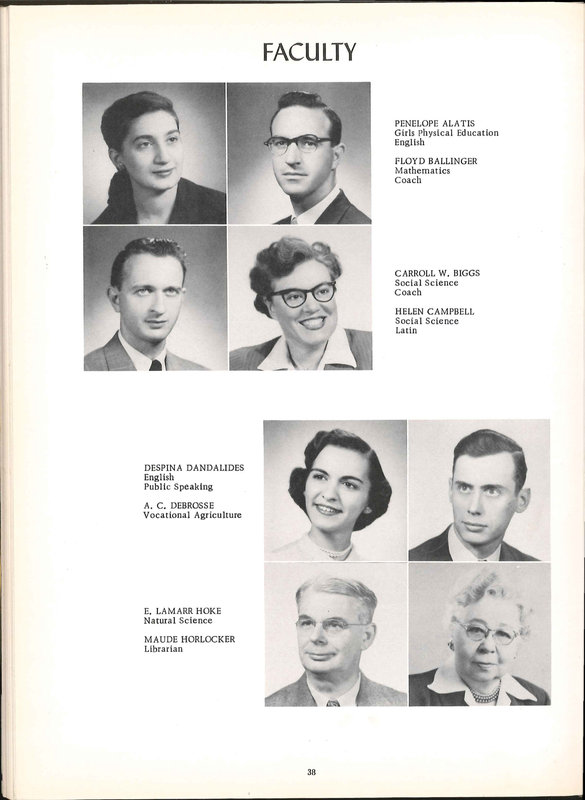 Big Walnut High School Yearbook. 1954: The Flame (p. 39)