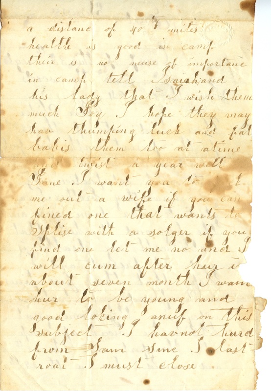 Mitchell Family Civil War Letters (p. 50)