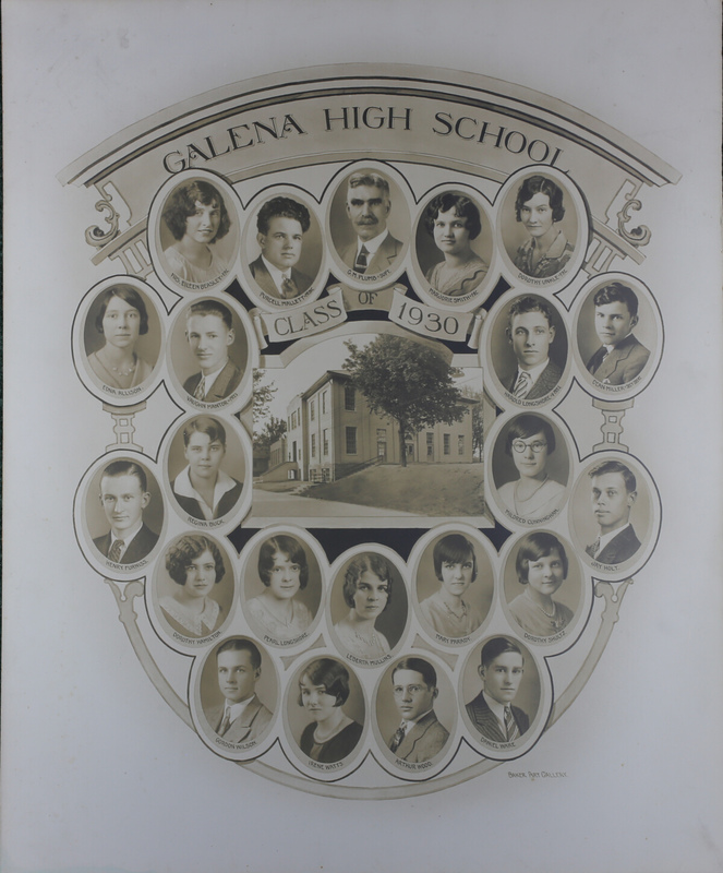 Galena High School Graduating Class 1930