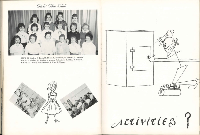 Big Walnut High School Yearbook. 1961: The Flame (p. 40)