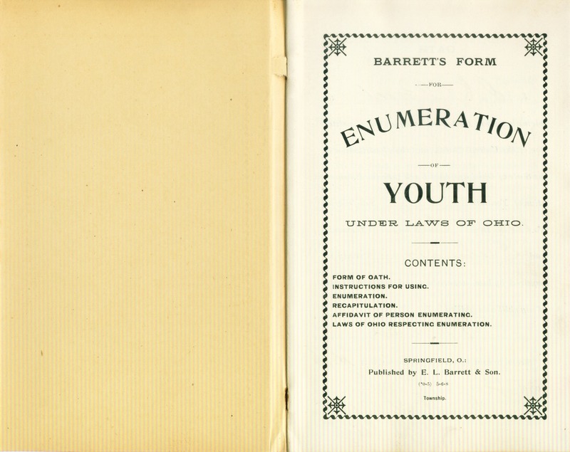 Harlem Township Enumeration of Youth Sub-District 1, July 25th, 1896 (p. 2)