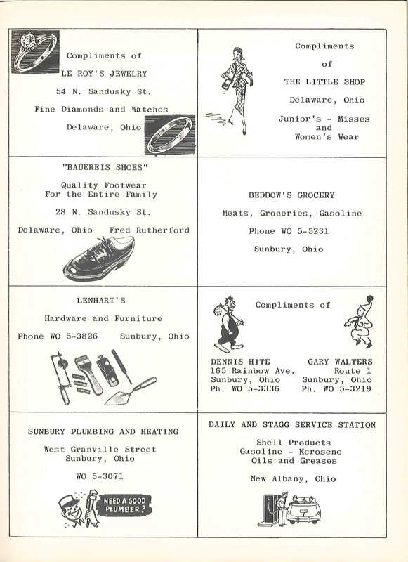 Big Walnut High School Yearbook. 1957: The Flame  (83)