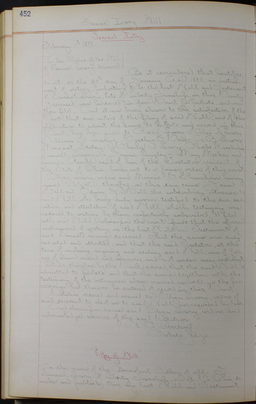 Delaware County Ohio Will Records Vol. 8 1887-1890 (p. 518)