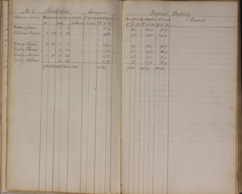 Delaware County Tax Duplicate 1827 (p. 20)