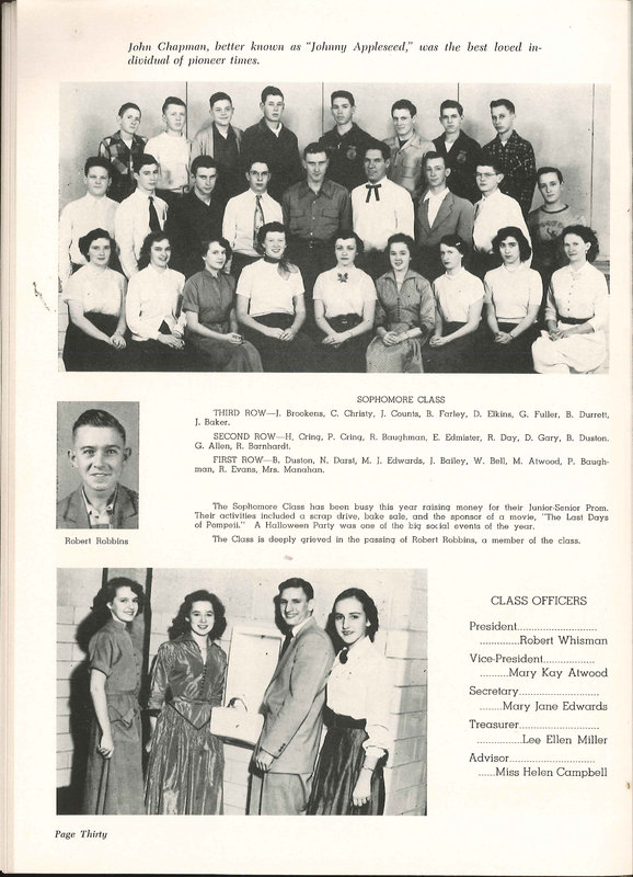 Big Walnut High School Yearbook. 1953: The Flame (p. 29)