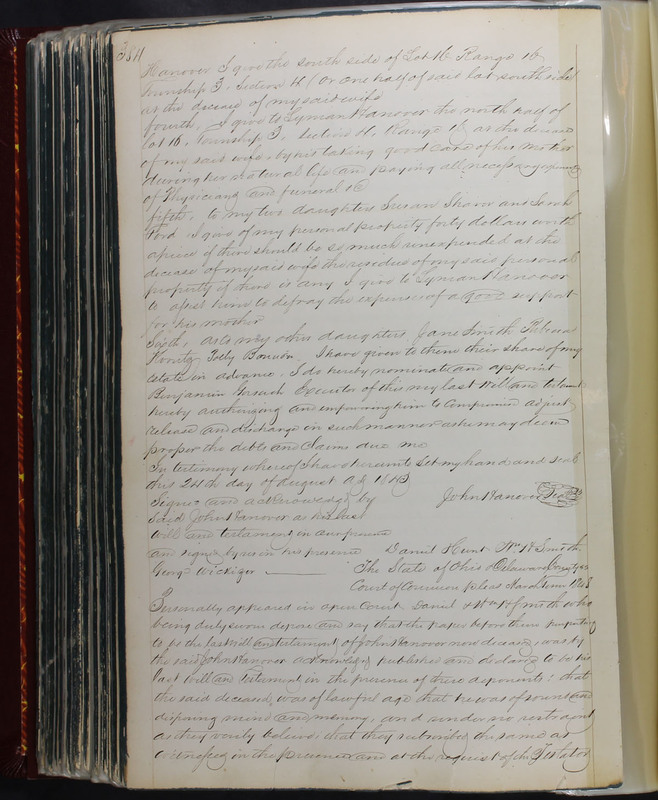 Delaware County Ohio Will Records Vol. 2 1835-1850 (p. 427)