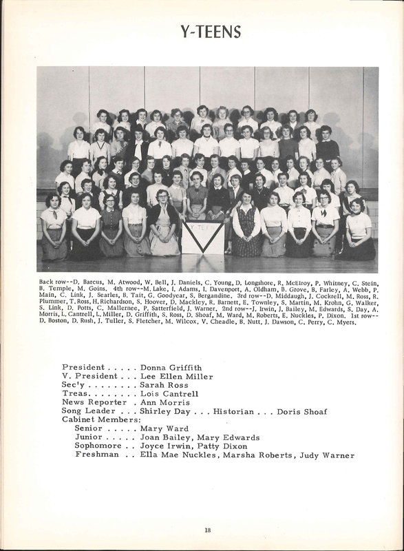 Big Walnut High School Yearbook. 1954: The Flame (p. 19)