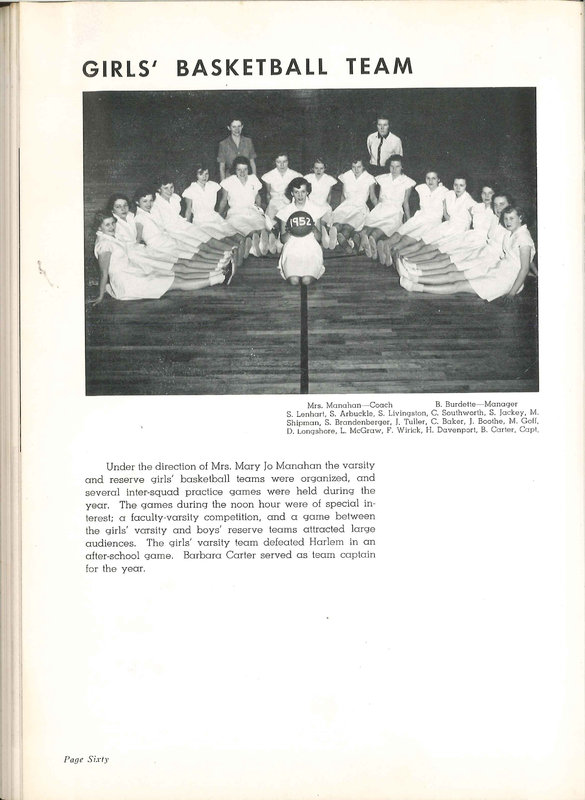 Big Walnut High School Yearbook. 1952: The Flame (p. 63)