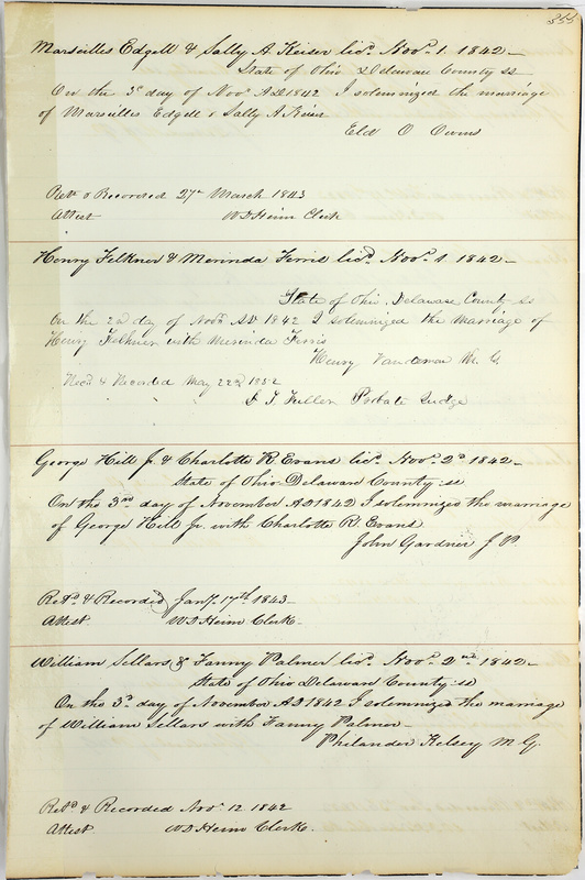 Marriage Records Vol.1 1835-1845 (p. 359)