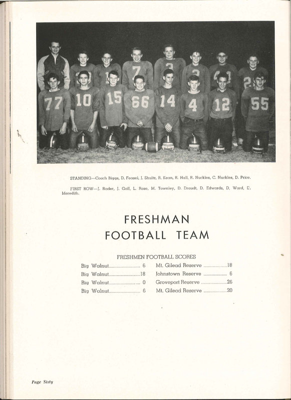 Big Walnut High School Yearbook. 1953: The Flame (p. 59)